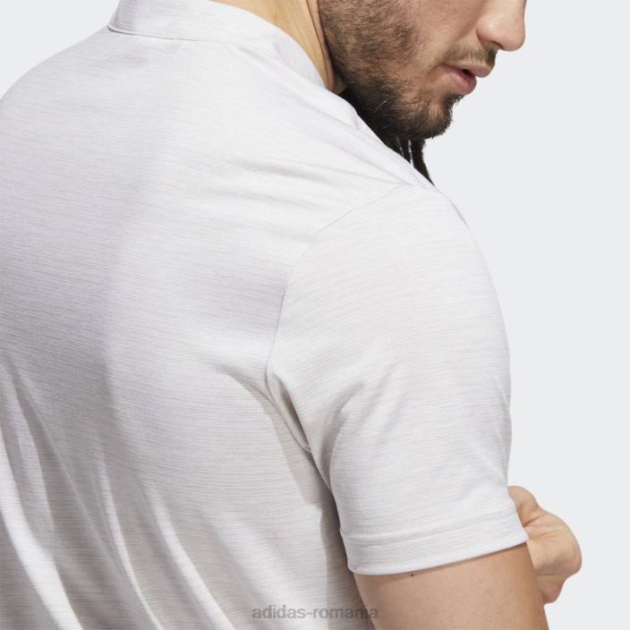 Adidas tricou polo cu dungi texturate bliss adidas bărbați beatitudine/alb 2JBN13452