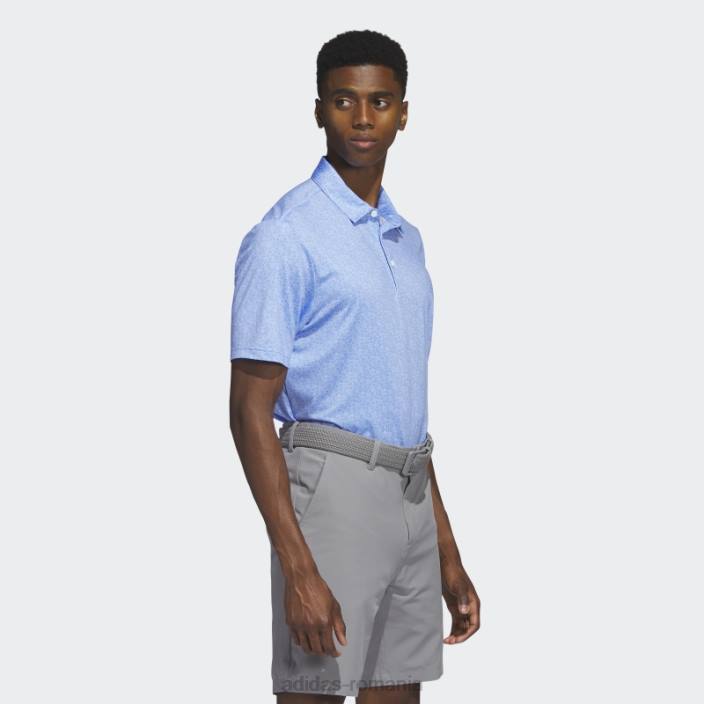 Adidas tricou polo de golf cu imprimeu integral blue ultimate365 bărbați albastru 2JBN5998