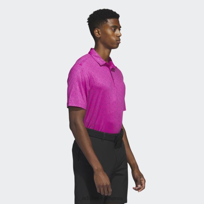 Adidas tricou polo de golf cu imprimeu integral fucsia ultimate365 bărbați fucsie 2JBN1426