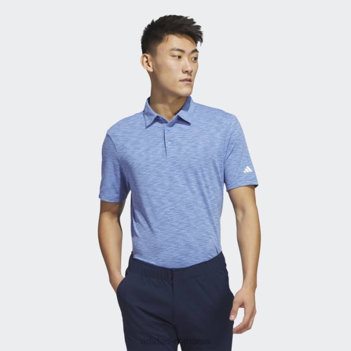 Adidas tricou polo de golf cu vopsea spațială albastră bărbați albastru 2JBN6562