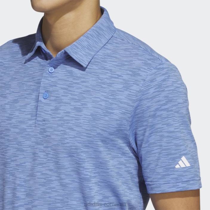 Adidas tricou polo de golf cu vopsea spațială albastră bărbați albastru 2JBN6562