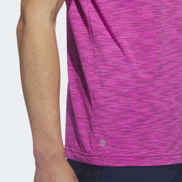 Adidas tricou polo de golf cu vopsea spațială fucsia adidas bărbați fucsie 2JBN6384