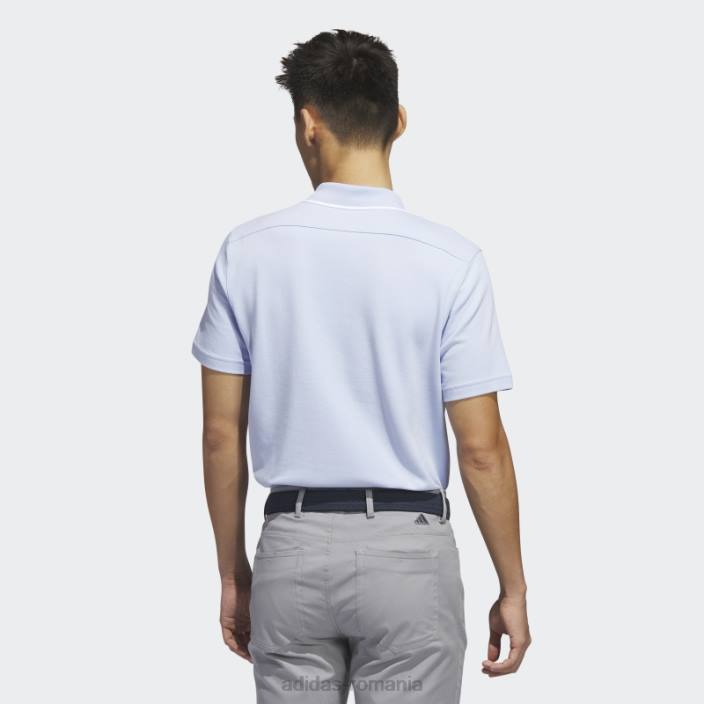 Adidas tricou polo de golf din piqué albastru albastru bărbați zori albastre 2JBN6401