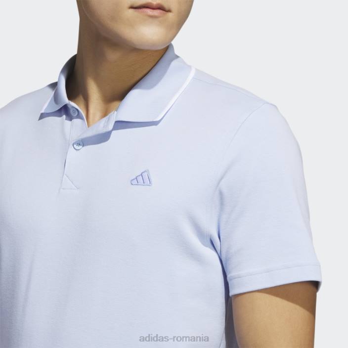 Adidas tricou polo de golf din piqué albastru albastru bărbați zori albastre 2JBN6401