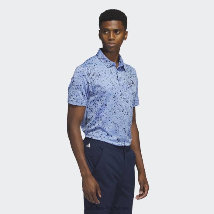 Adidas tricou polo de golf jacquard albastru adidas bărbați albastru/marinier 2JBN6687