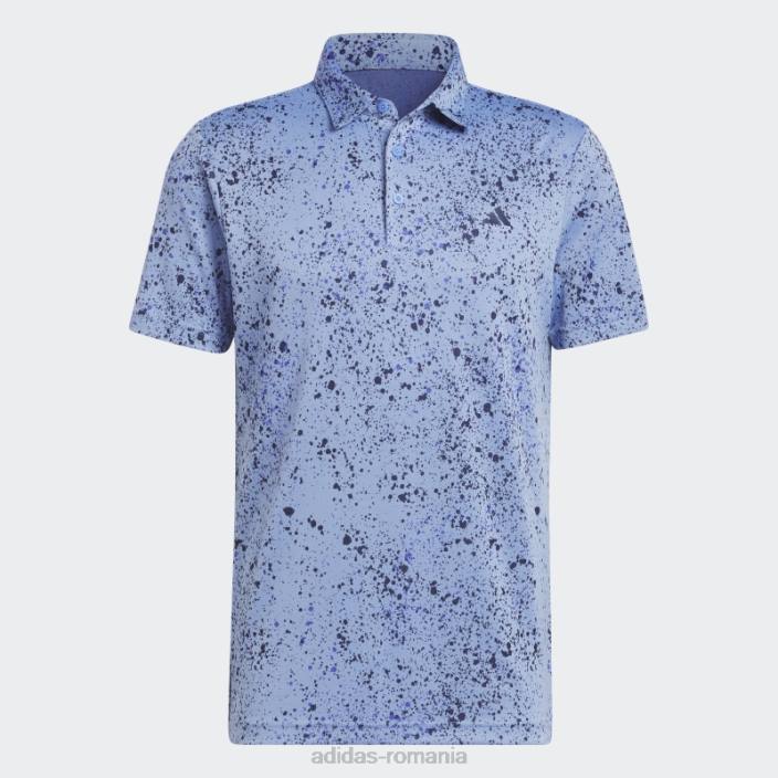 Adidas tricou polo de golf jacquard albastru adidas bărbați albastru/marinier 2JBN6687