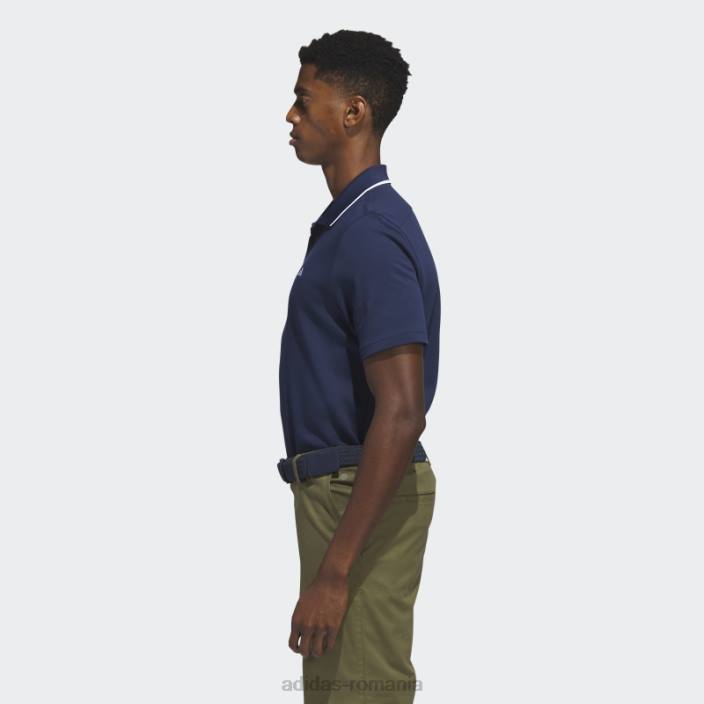 Adidas tricou polo de golf în piqué bleumarin, adidas bărbați marina 2JBN5895