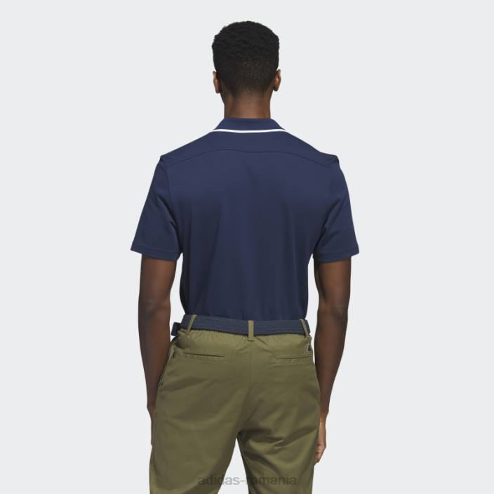 Adidas tricou polo de golf în piqué bleumarin, adidas bărbați marina 2JBN5895