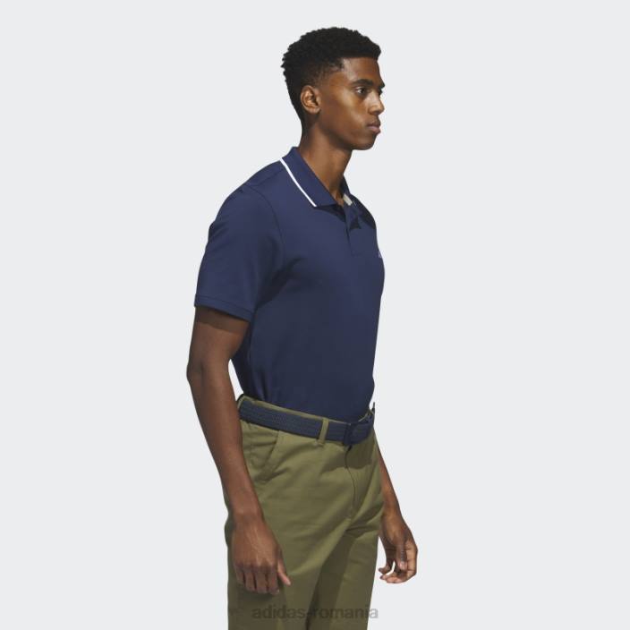 Adidas tricou polo de golf în piqué bleumarin, adidas bărbați marina 2JBN5895
