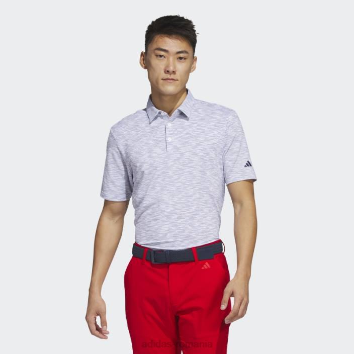 Adidas tricou polo de golf space dye alb adidas bărbați alb 2JBN6138