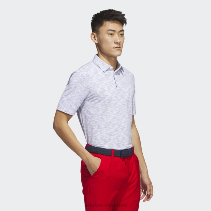 Adidas tricou polo de golf space dye alb adidas bărbați alb 2JBN6138
