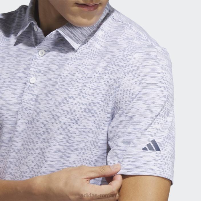 Adidas tricou polo de golf space dye alb adidas bărbați alb 2JBN6138
