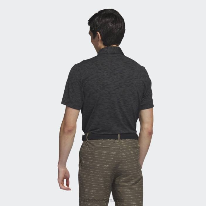 Adidas tricou polo de golf space dye negru bărbați negru 2JBN7508