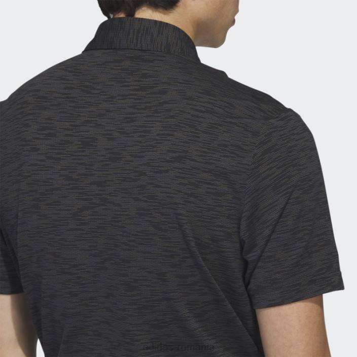 Adidas tricou polo de golf space dye negru bărbați negru 2JBN7508