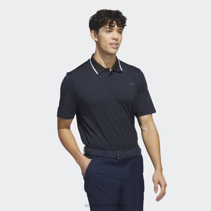 Adidas tricou polo de golf ultimate365 tour primeknit bleumarin bărbați negru/bleumarin 2JBN7488