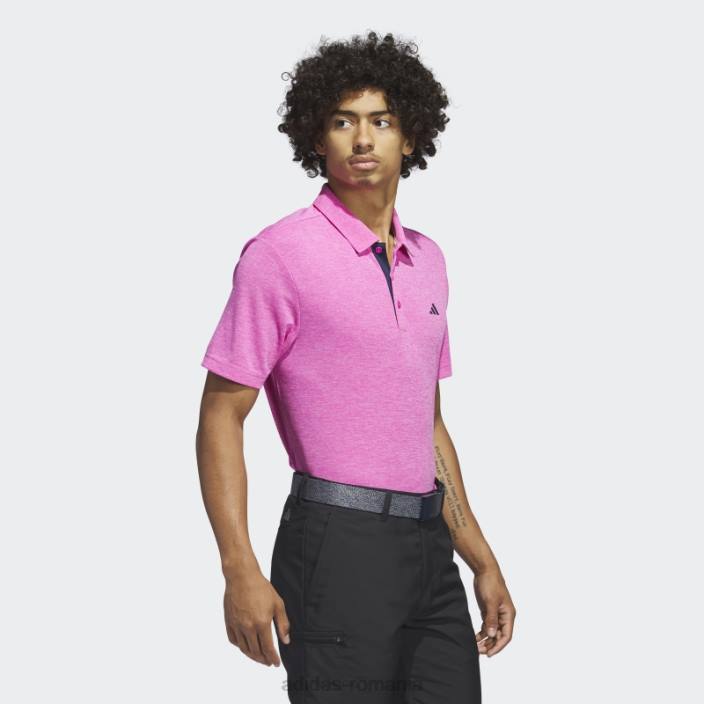 Adidas tricou polo fucsia mel drive heather adidas bărbați fucsia mel 2JBN1101