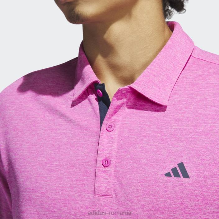 Adidas tricou polo fucsia mel drive heather adidas bărbați fucsia mel 2JBN1101