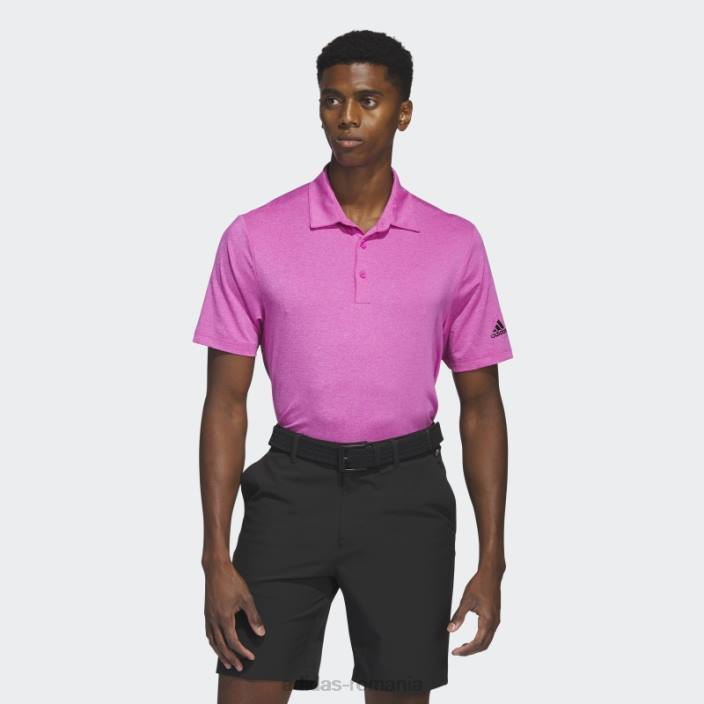Adidas tricou polo fucsia mel ultimate365 heather bărbați fucsia mel 2JBN5687