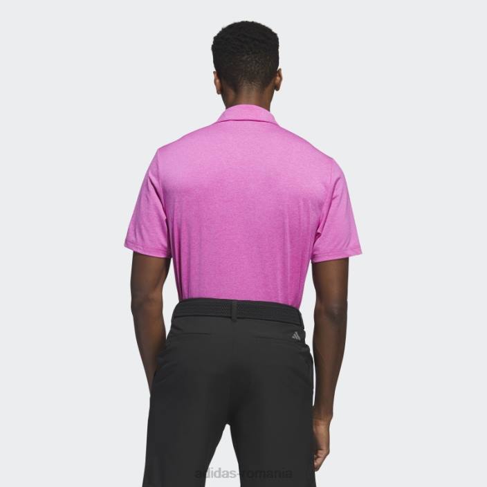 Adidas tricou polo fucsia mel ultimate365 heather bărbați fucsia mel 2JBN5687