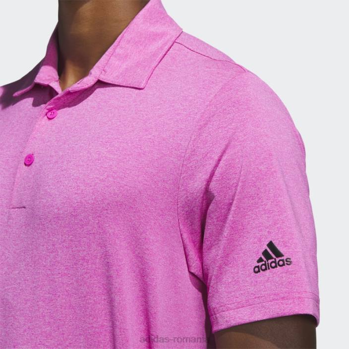 Adidas tricou polo fucsia mel ultimate365 heather bărbați fucsia mel 2JBN5687