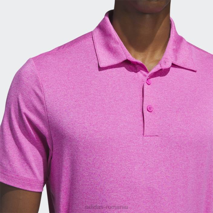 Adidas tricou polo fucsia mel ultimate365 heather bărbați fucsia mel 2JBN5687