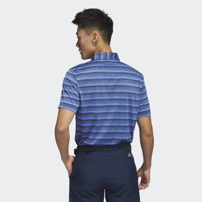 Adidas tricou polo în dungi bleumarin în două culori adidas bărbați albastru marin 2JBN6459