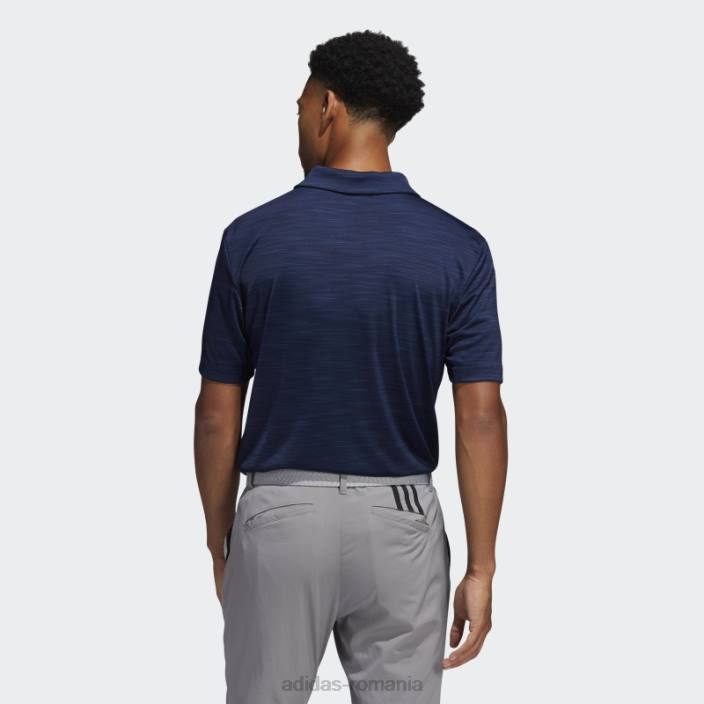 Adidas tricou polo striat bleumarin bărbați marina 2JBN6136