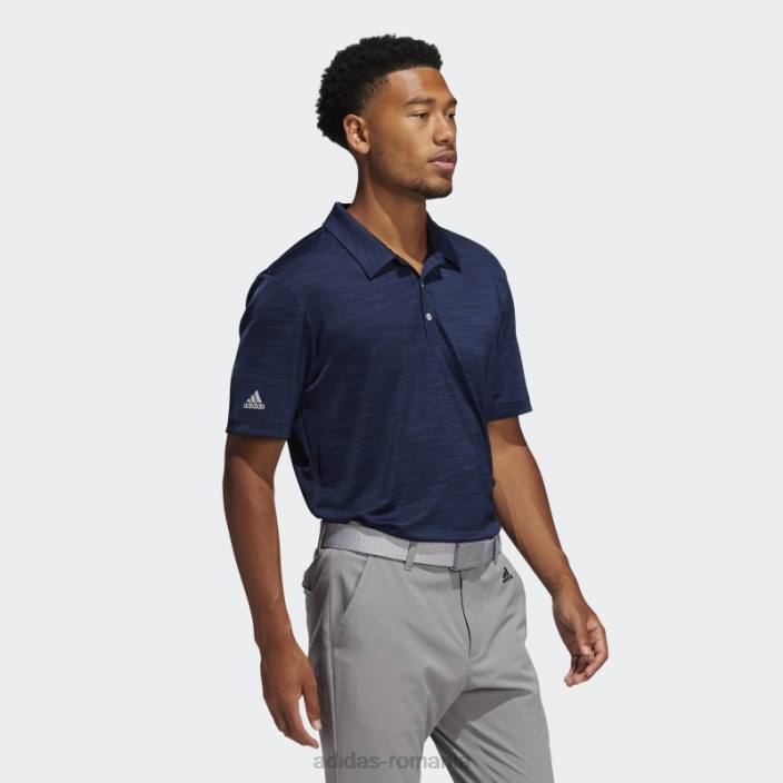 Adidas tricou polo striat bleumarin bărbați marina 2JBN6136