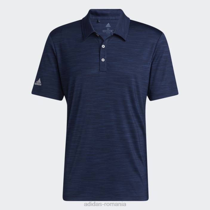 Adidas tricou polo striat bleumarin bărbați marina 2JBN6136