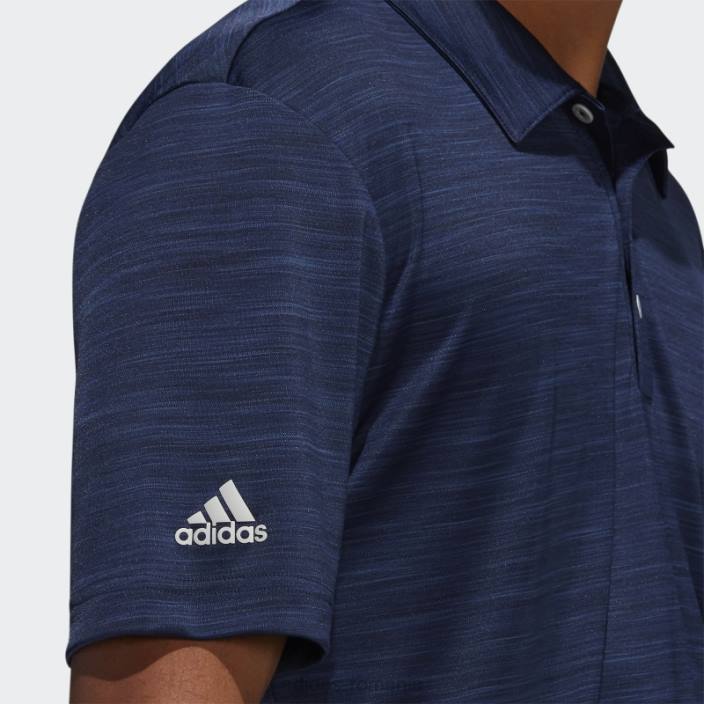 Adidas tricou polo striat bleumarin bărbați marina 2JBN6136