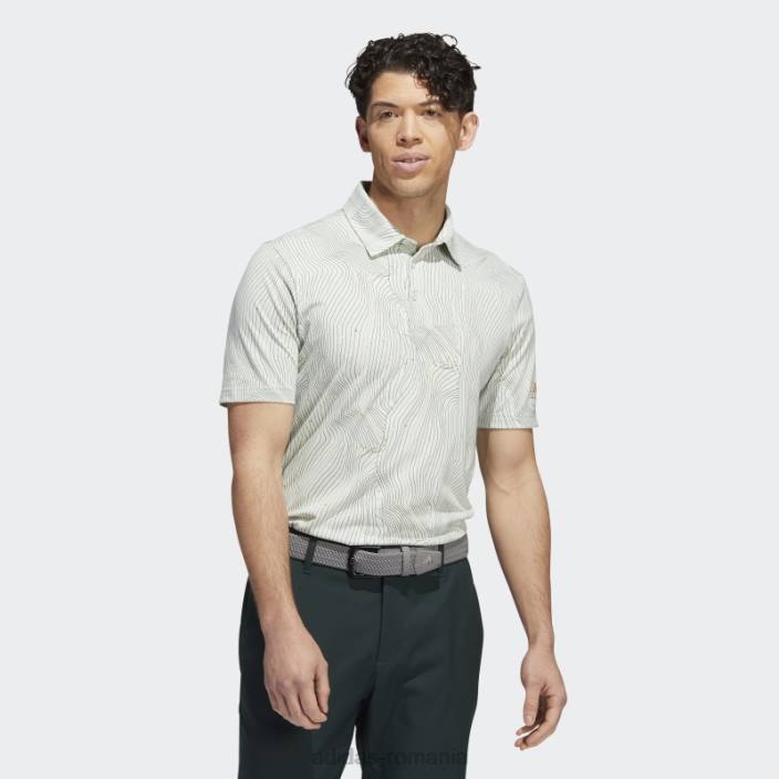 Adidas tricou polo verde mel course map bărbați verde mel/verde/canepa 2JBN14909