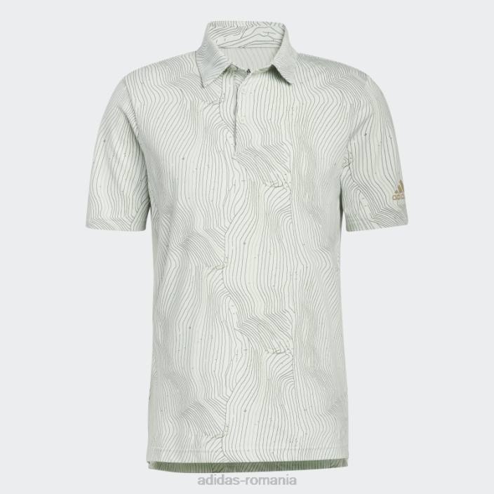 Adidas tricou polo verde mel course map bărbați verde mel/verde/canepa 2JBN14909
