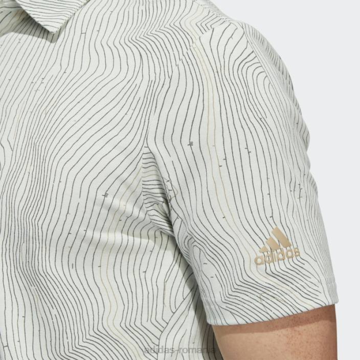 Adidas tricou polo verde mel course map bărbați verde mel/verde/canepa 2JBN14909