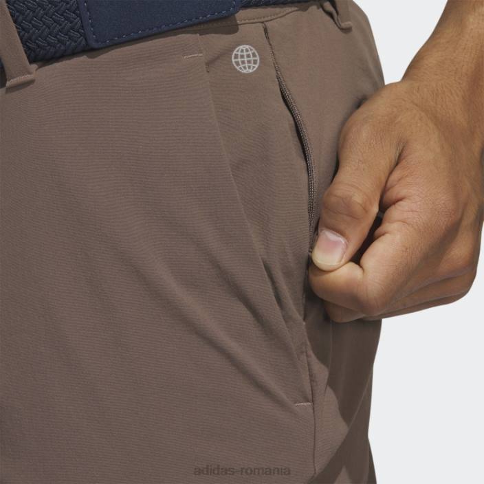 Adidas ultimate365 tour nailon, pantaloni de golf conici bărbați Pământ 2JBN13171