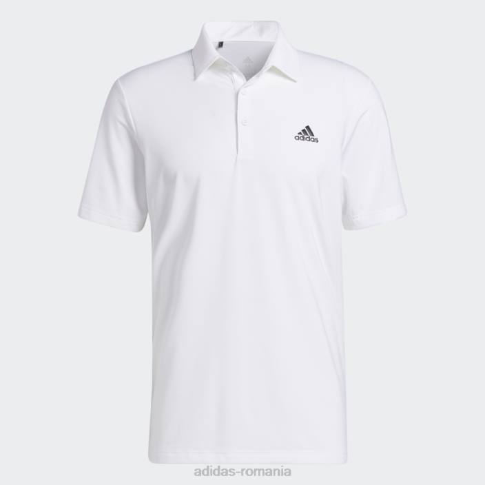 Adidas ultimate365 tricou polo solid pe piept stânga alb adidas bărbați alb 2JBN13440
