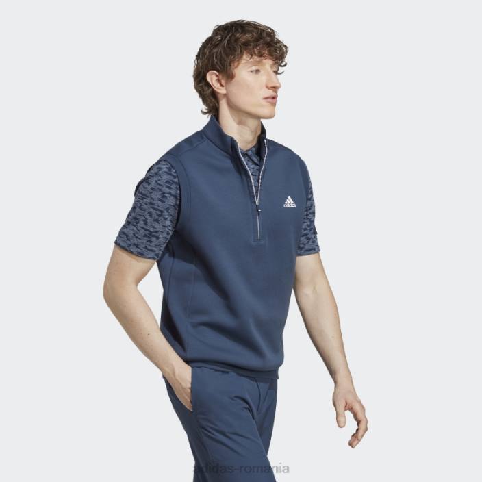 Adidas vestă adidas autentică cu fermoar 1/4 bleumarin bărbați marina 2JBN14637