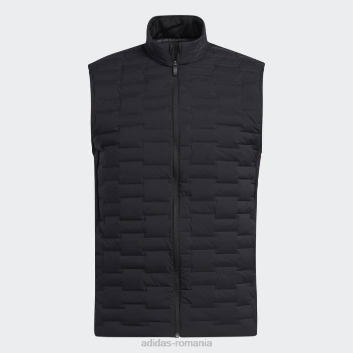 Adidas vestă căptușită cu fermoar complet negru adidas bărbați negru 2JBN13518