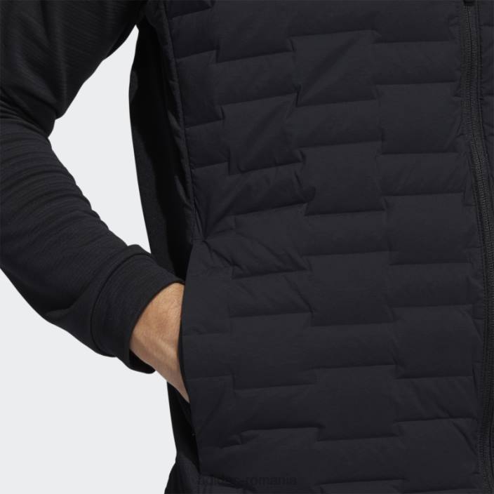 Adidas vestă căptușită cu fermoar complet negru adidas bărbați negru 2JBN13518