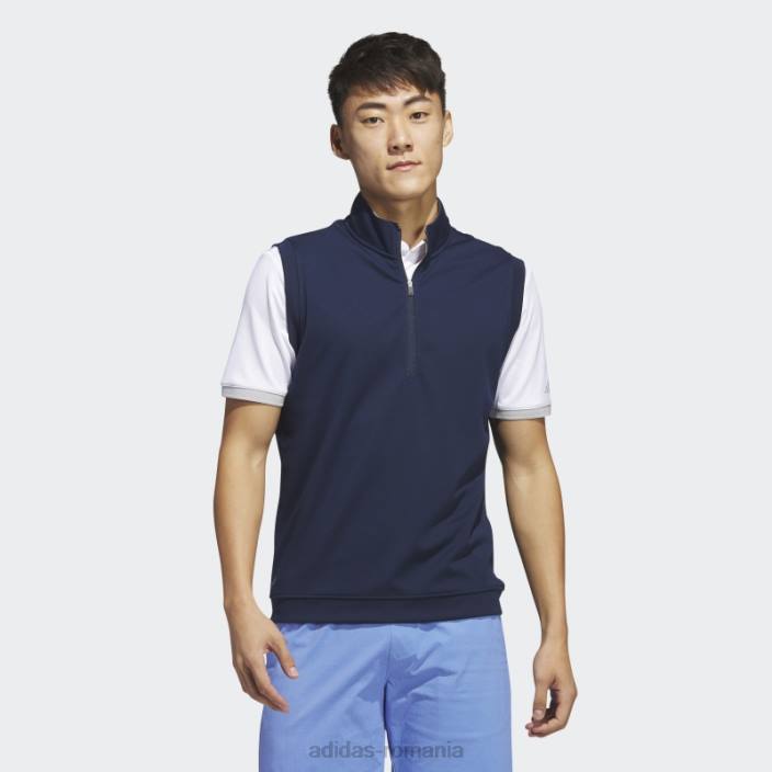 Adidas vesta pulover cu fermoar 1/4, bleumarin, adidas bărbați marina 2JBN7491