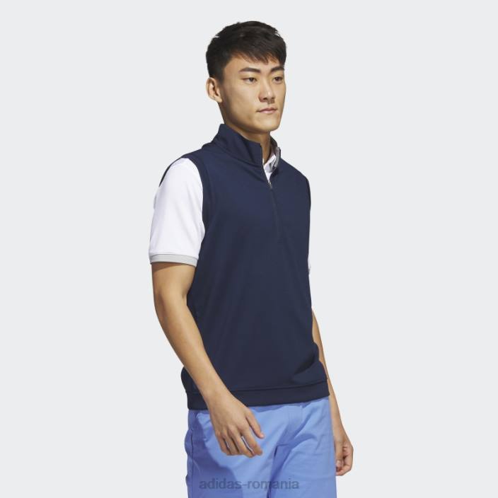 Adidas vesta pulover cu fermoar 1/4, bleumarin, adidas bărbați marina 2JBN7491