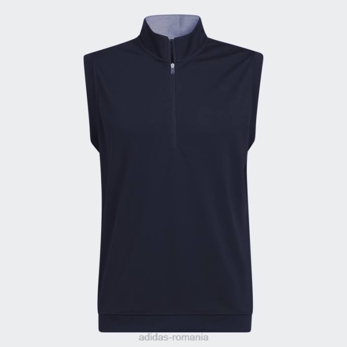 Adidas vesta pulover cu fermoar 1/4, bleumarin, adidas bărbați marina 2JBN7491