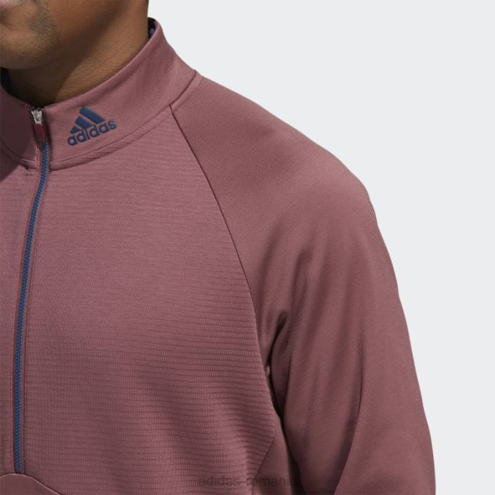 Adidas visiniu frig.rdy pulover cu fermoar 1/4 bărbați Burgundia 2JBN14824