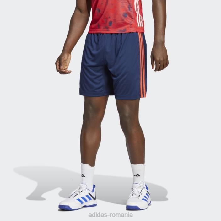 Adidas pantaloni scurți de handbal franceză bleumarin bărbați bleumarin/rosu/alb 2JBN14422