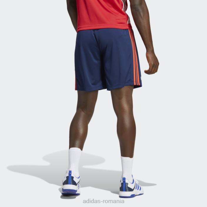 Adidas pantaloni scurți de handbal franceză bleumarin bărbați bleumarin/rosu/alb 2JBN14422