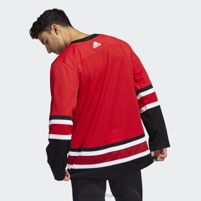 Adidas Red Hurricanes home tricou autentic adidas bărbați roșu 2JBN5901