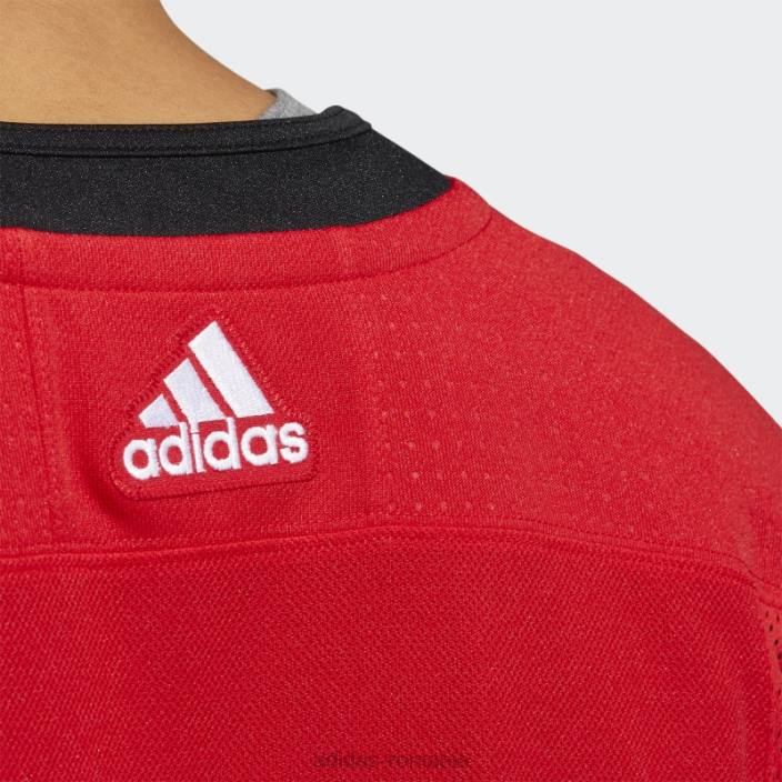 Adidas Red Hurricanes home tricou autentic adidas bărbați roșu 2JBN5901