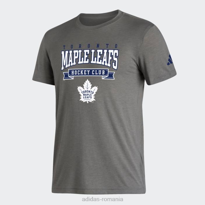 Adidas Tricou elegant în amestec de frunze de arțar nhl-tml-522 bărbați core heather/nhl-tml-522 2JBN6224