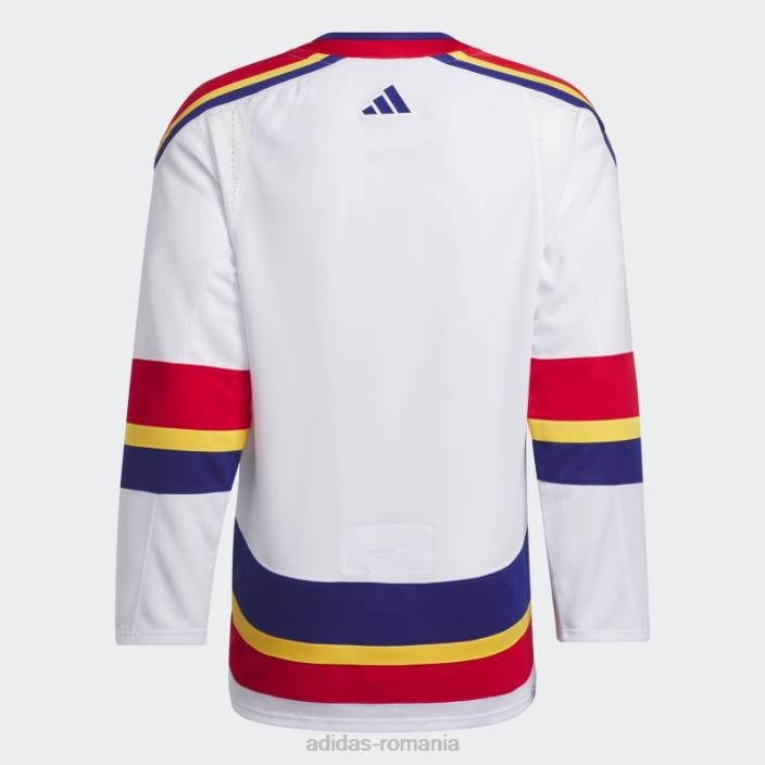 Adidas White Devils tricou autentic reversat cu semnătură retro bărbați alb 2JBN6797