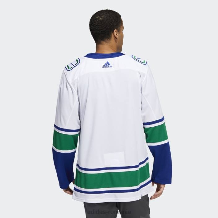 Adidas alb canucks away tricou autentic pro adidas bărbați alb 2JBN6105