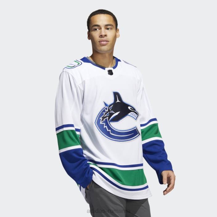 Adidas alb canucks away tricou autentic pro adidas bărbați alb 2JBN6105